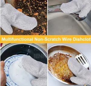 Magic Steel Wire Dish Washing Gloves
