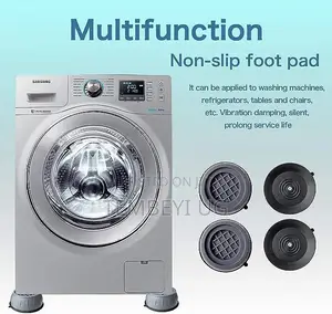 Anti-Vibration Pads, Noise Reducing Rubber Washing Machine Foot Pads