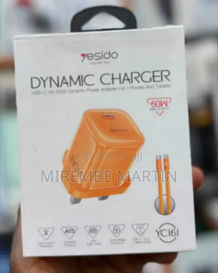 Yesido YC161 Dynamic Charger 60W Power Delivery