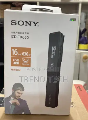 Sony Voice Recorder Icd-Tx660
