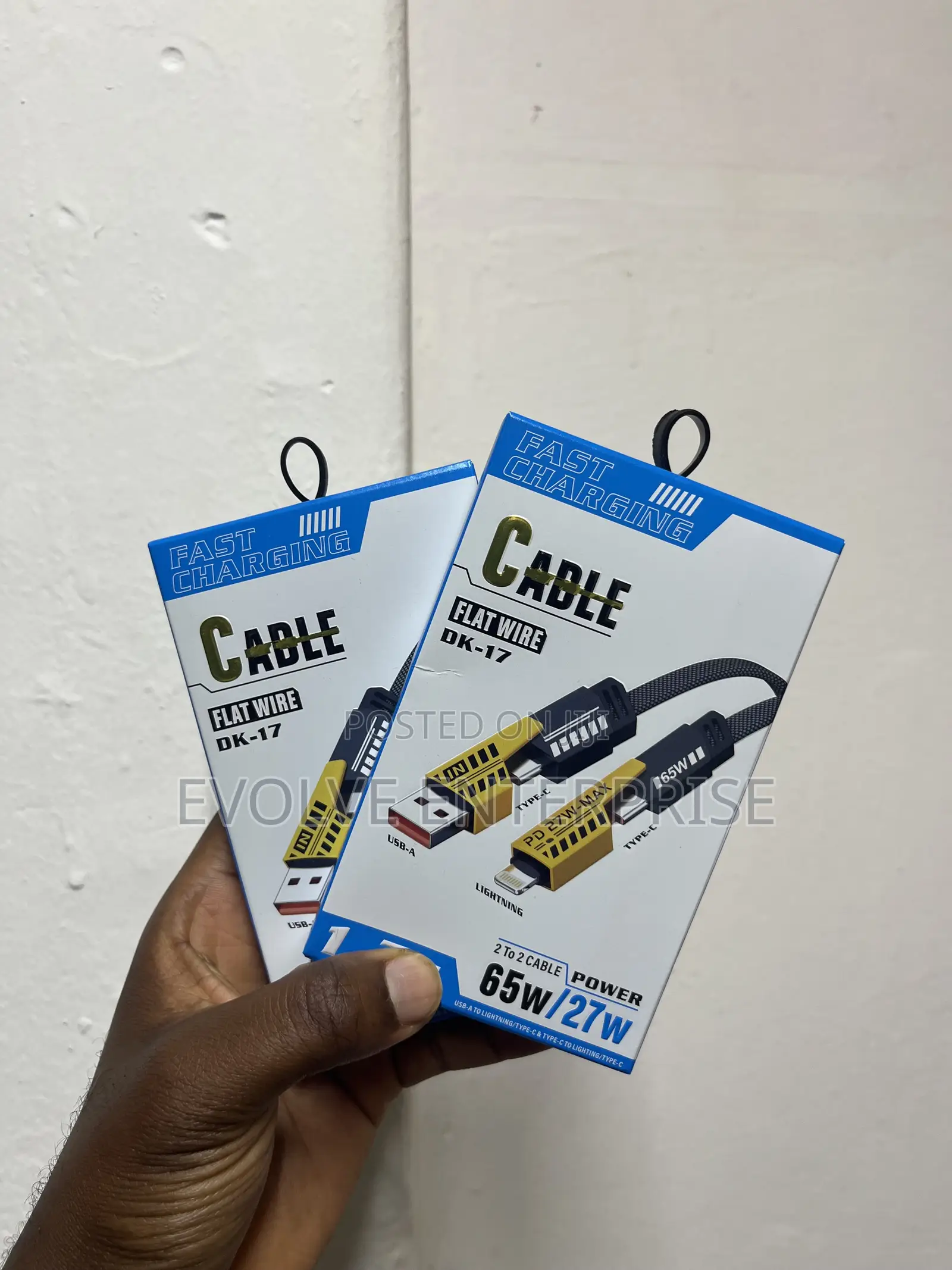 Flat Wire Fast Charging Cable DK-17