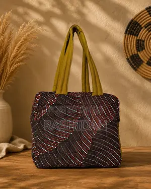 Daima Tote Bag -Multicolor- Golden Brown