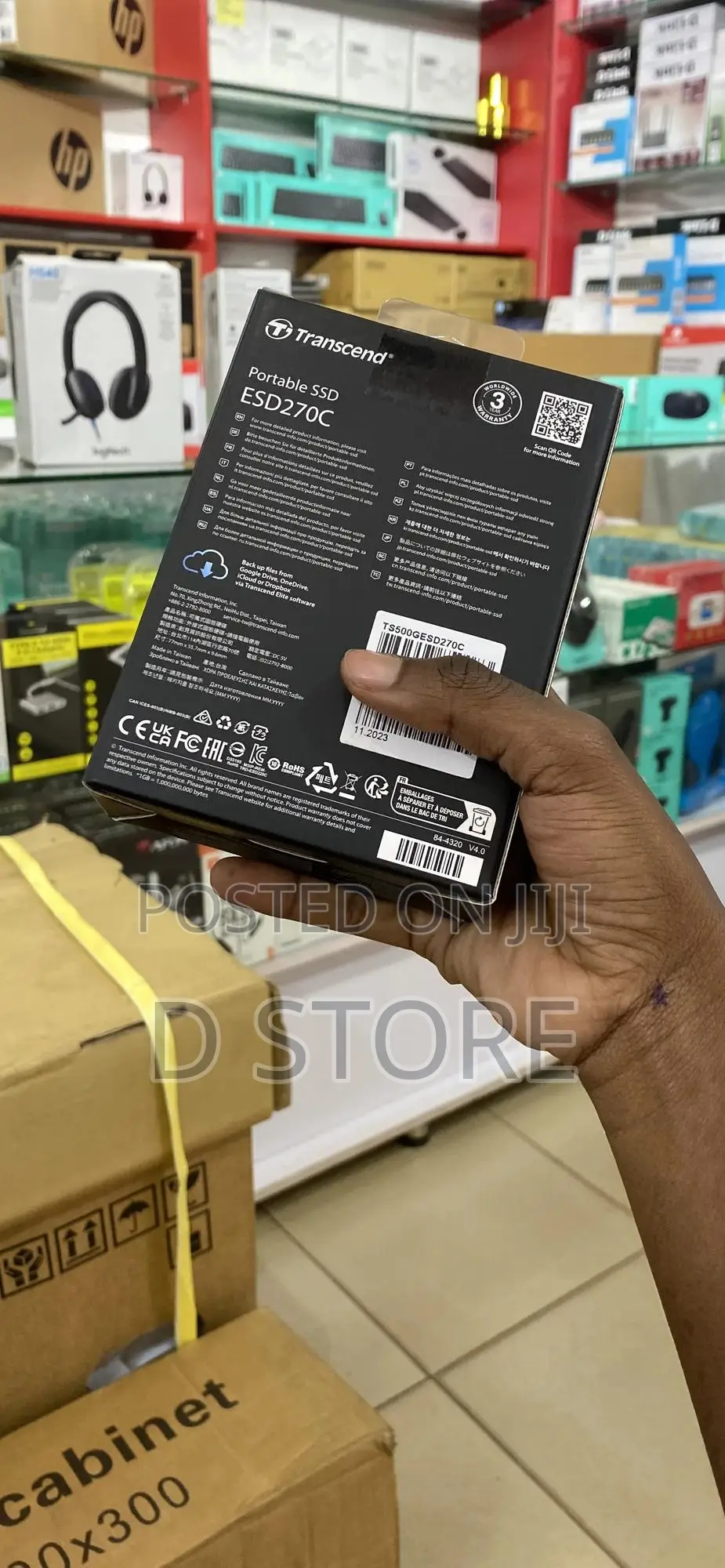Transcend Storejet 500gb External