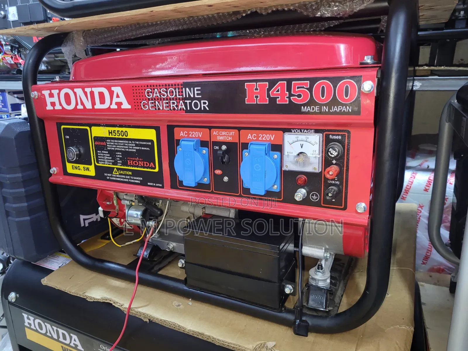 Honda Petrol Generator Key Start and Manual