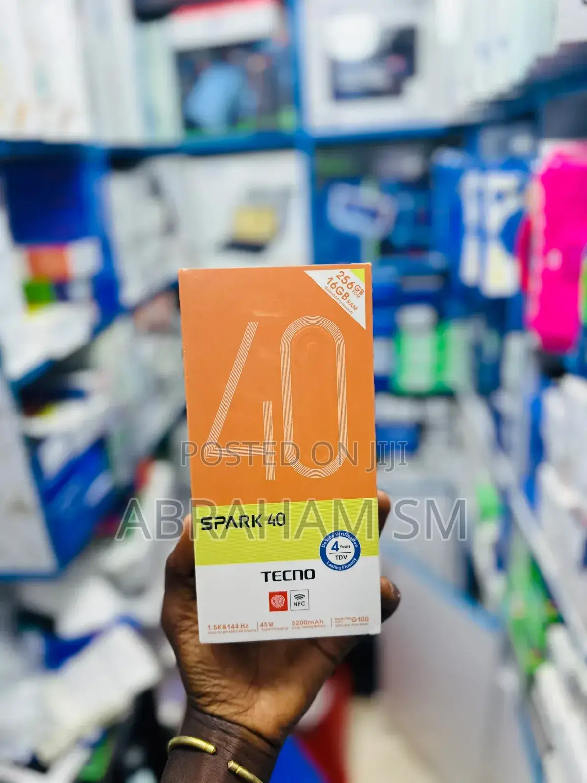 New Tecno Spark 40 256 GB Black