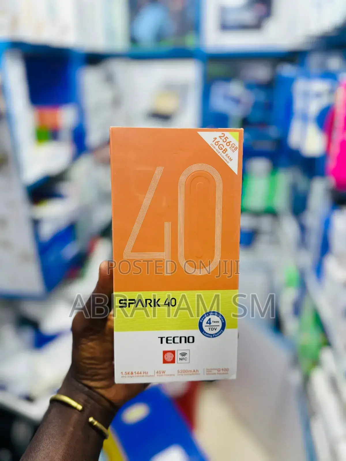 New Tecno Spark 40 256 GB Black