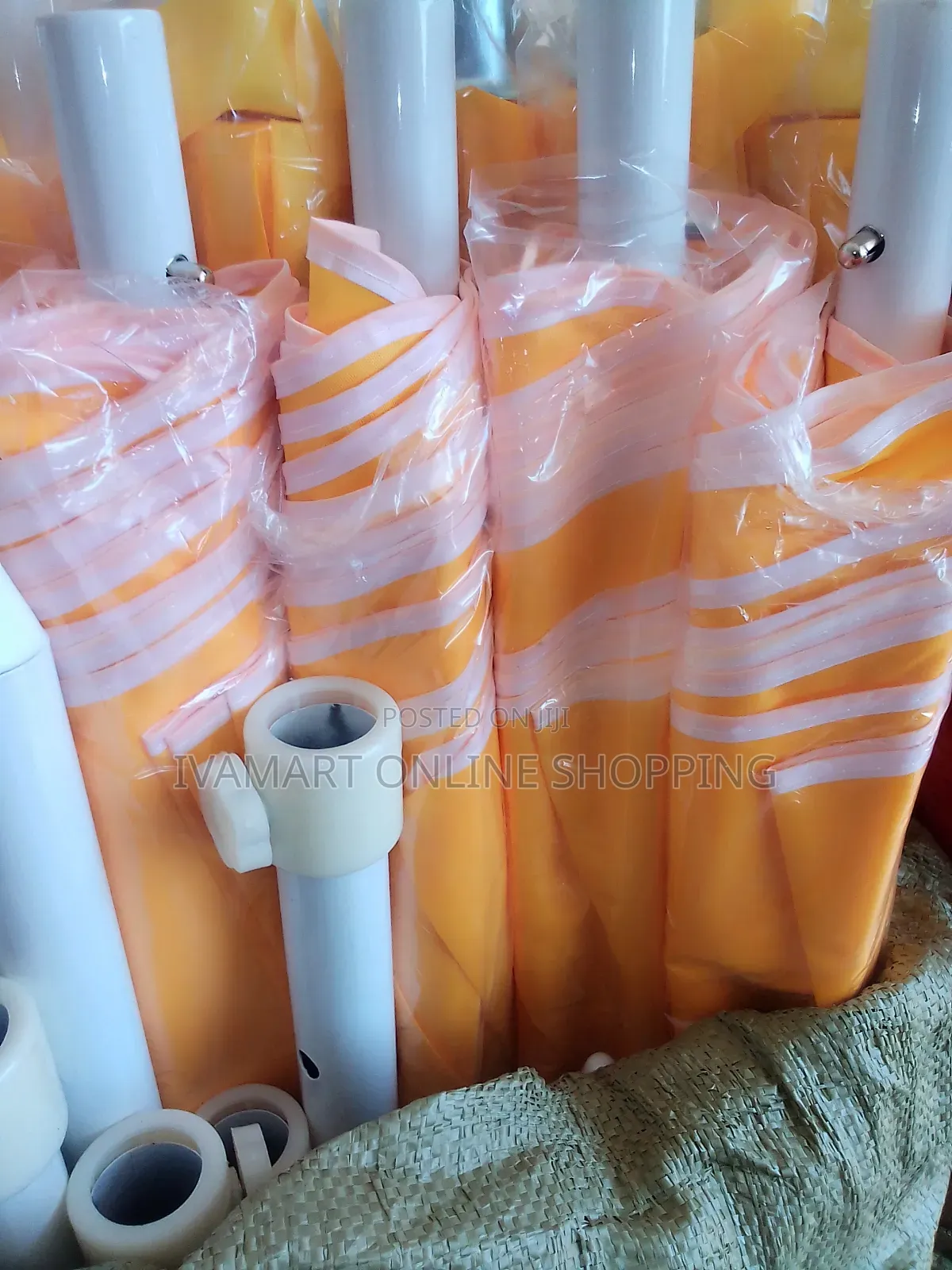 MTN or Airtel Branded Mobile Money Umbrellas - Big Size 55 Inches
