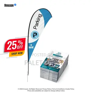 Teardrop Banner + Fliers Promotional Combo