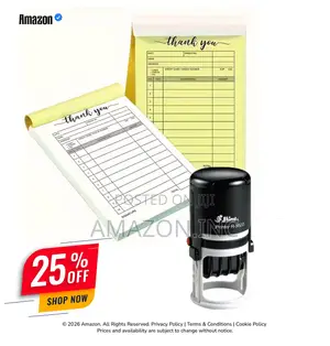 Stamp + Receipt Book Business Starter Combo