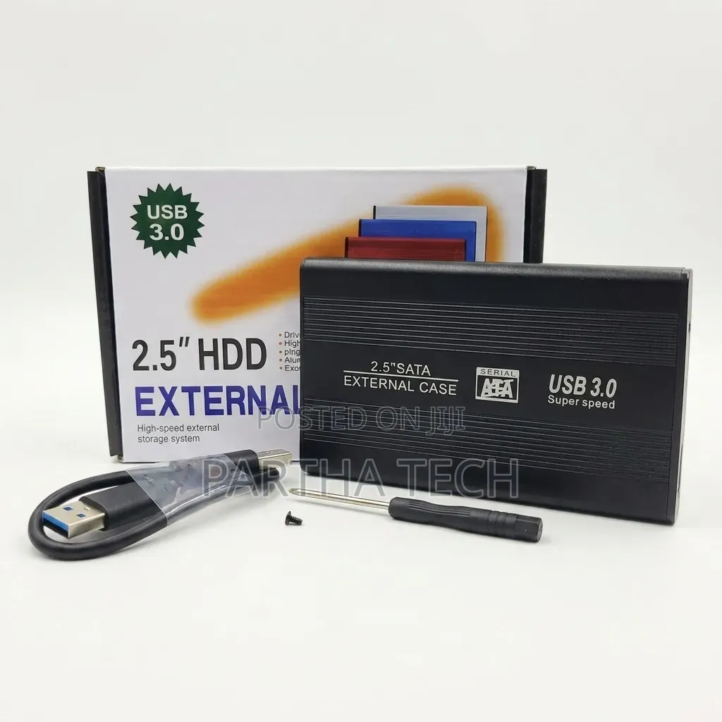 USB 3.0 2.5 Inch SATA External Hard Drive Enclosure Case for HDD/SSD