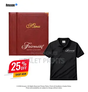 Restaurant Menu + Customized Shirt Starter Pack