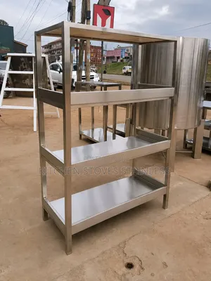 Fabricated Stainless Steel Standing Shelves