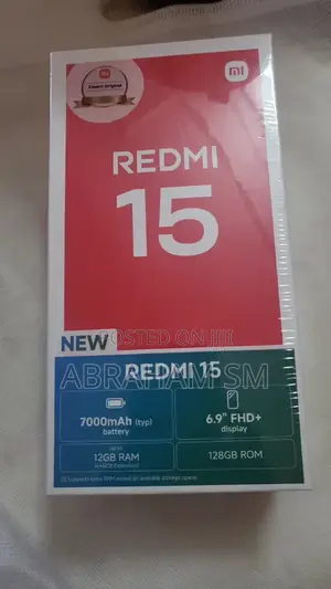 New Xiaomi Redmi 15 256 GB Black