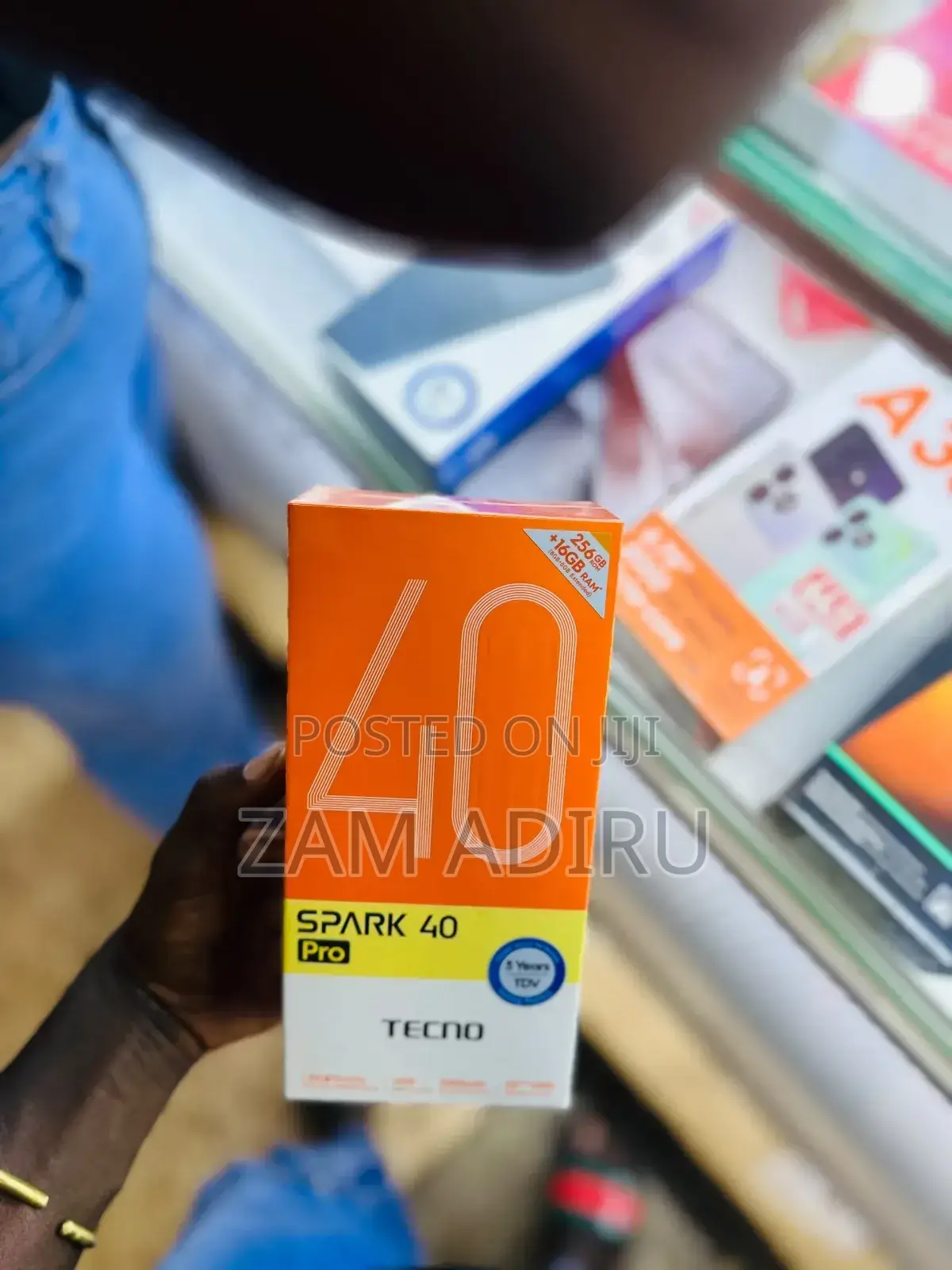 New Tecno Spark 40 Pro 256 GB Silver
