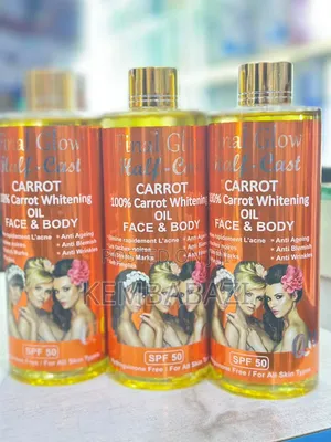 Final Glow Half-Cast Carrot 100% Carrot Whitening Oil