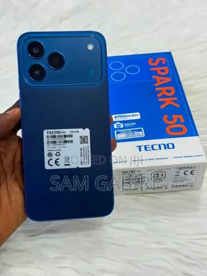 New Tecno Spark 50 128 GB Blue