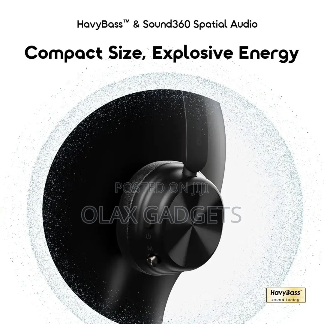 Brand New Oraimo BoomPop Air - 80Hr Battery Wireless Headphones