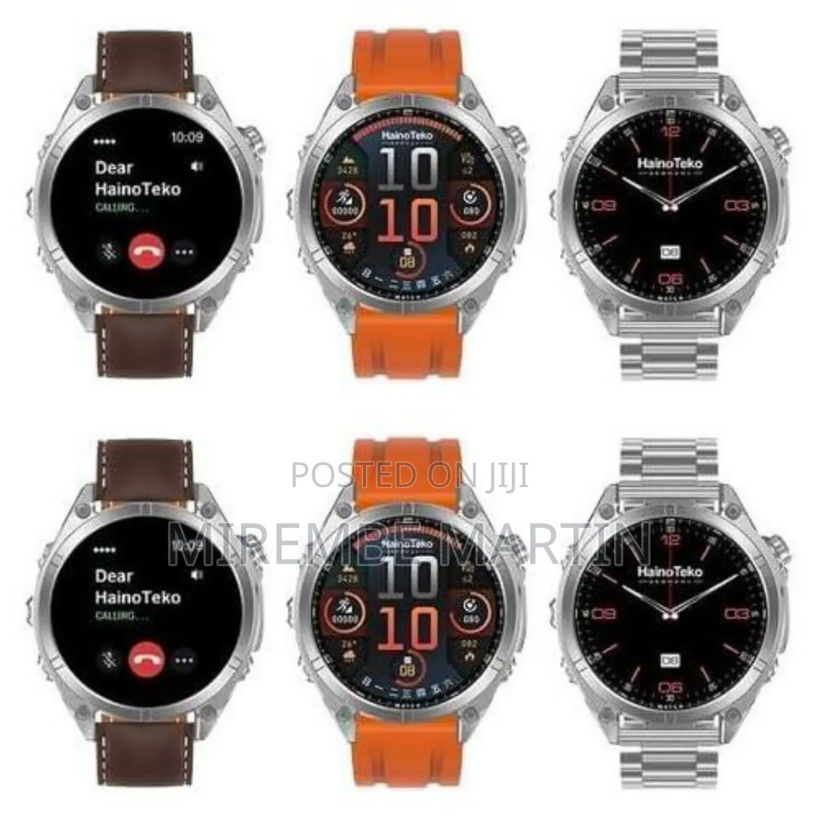 Haino Teko RW-61 Smartwatch With Round Shape AMOLED Display Built-