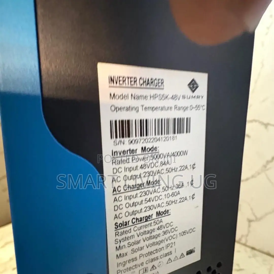5KVA 48V SUMRY Solar Inverter – Built for Powerful Backup