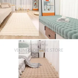 60x120 Cm Super Soft Faux Fluffy Shaggy Rug Anti-Slip Carpet Mat