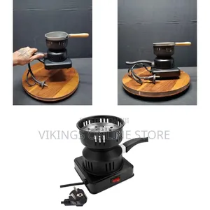 Portable Coal Burner With Stainer Tubular Heating Stove Heat-Resistant
