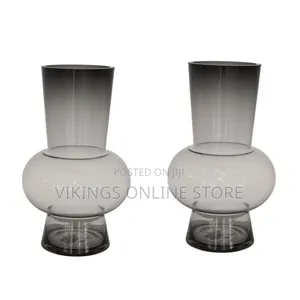 Smoke Belly Compact Tabletop Vase Hydroponics Flower Pot Living Room