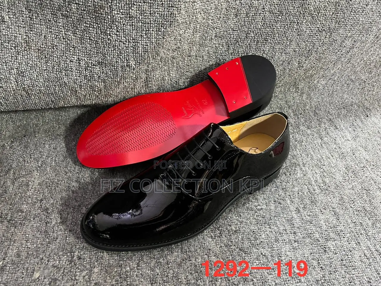 Men’s Classic Patent Leather Oxford Shoes