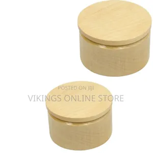 Round Unpainted Wooden Jewelry Box Plain Unfinished Wood Trinket Box