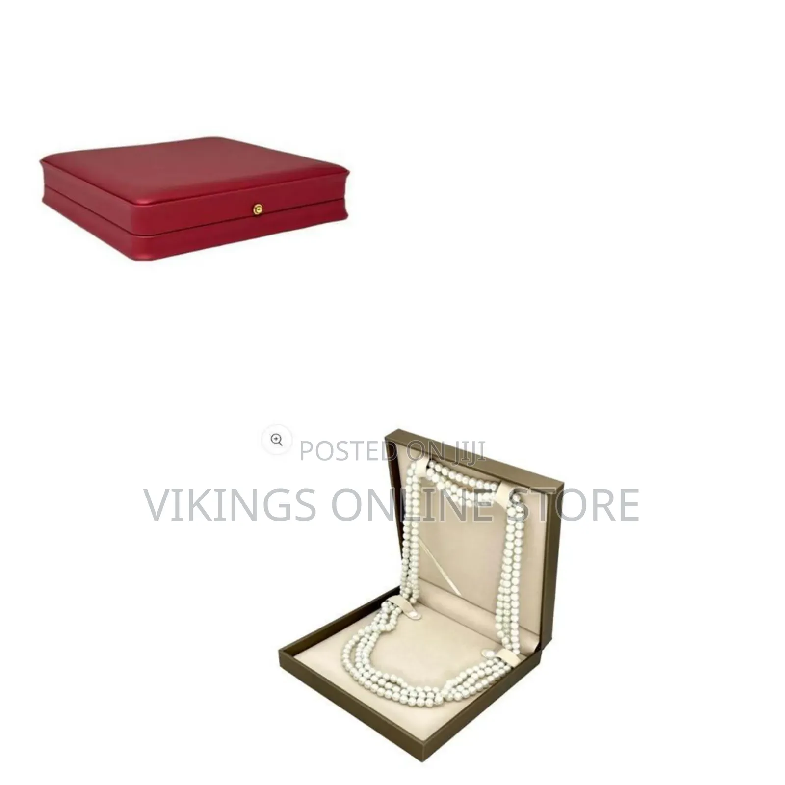 Jewelry Set Box PU Leather Necklace Boxes for Jewelry Gift Boxes Ring