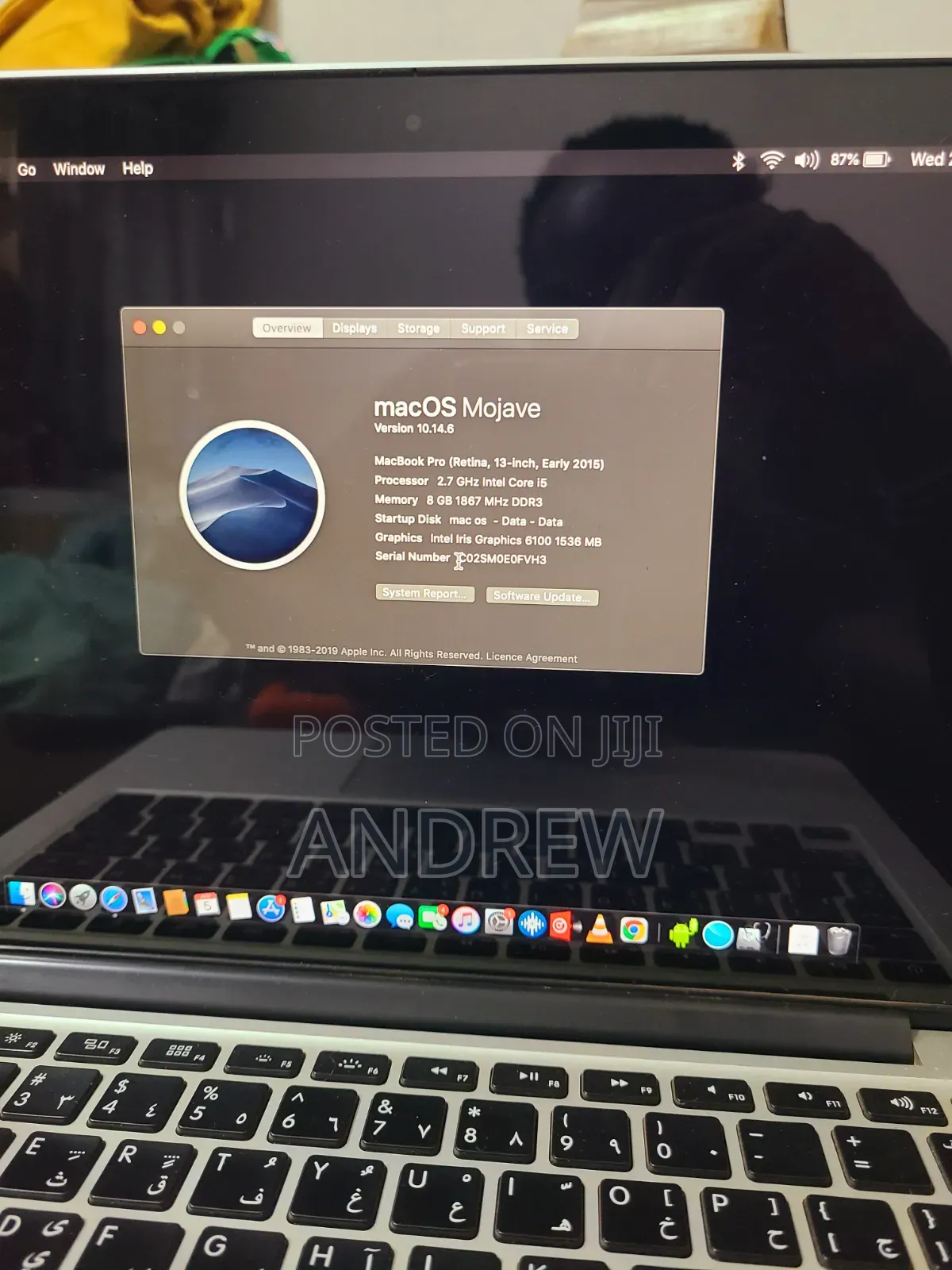 Laptop Apple MacBook 2015 8GB Intel Core i5 SSD 128GB