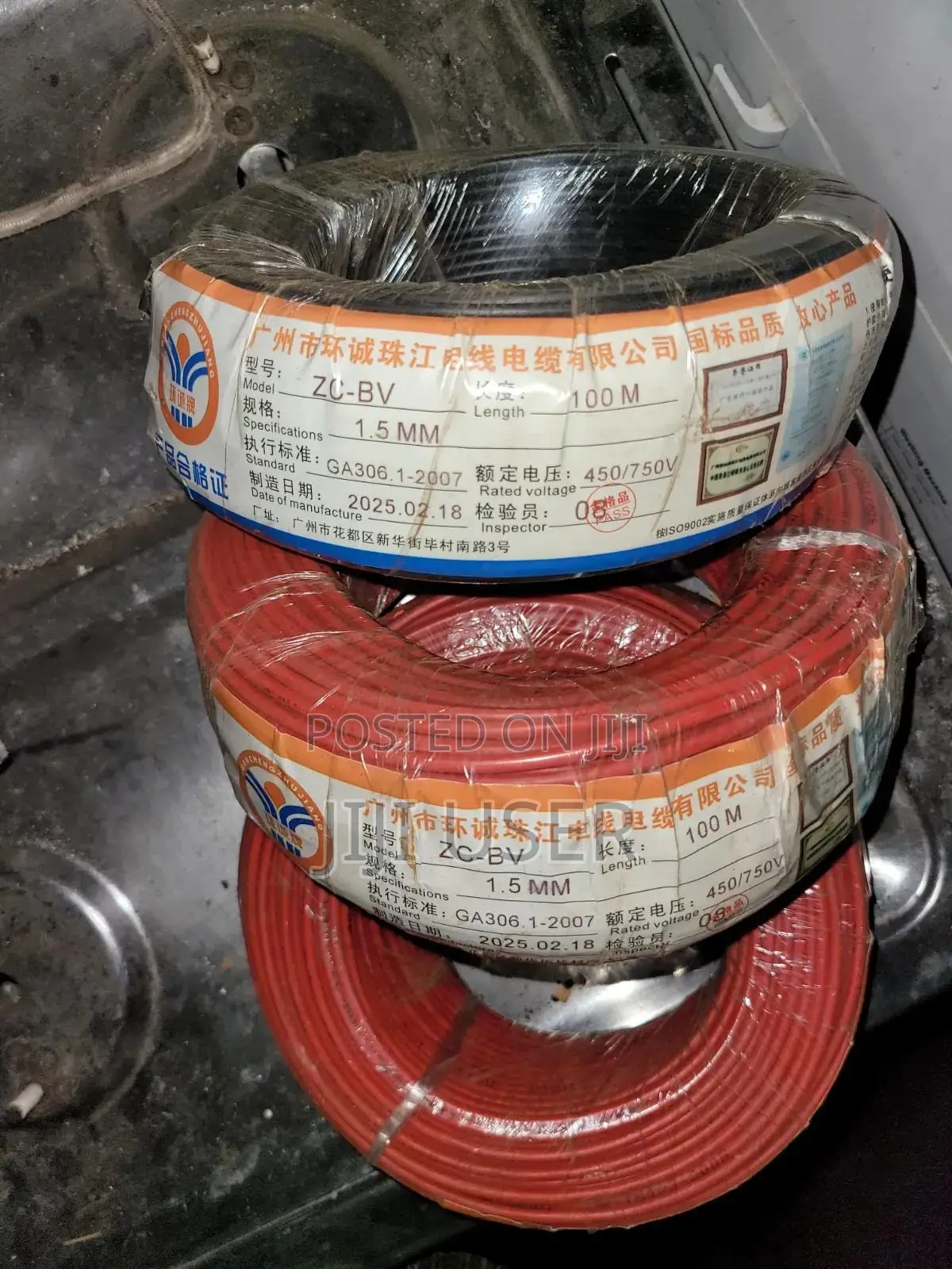 Electrical Cables 1.5mm and 2.5mm