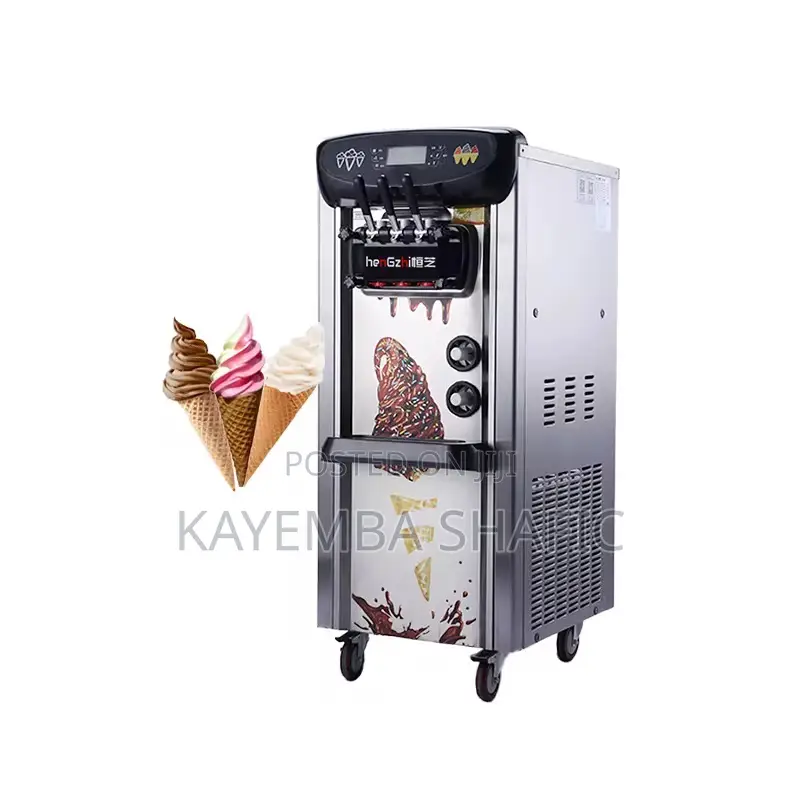 Brand New Commercial 3-Flavor Soft Serve Ice Cream Machine
