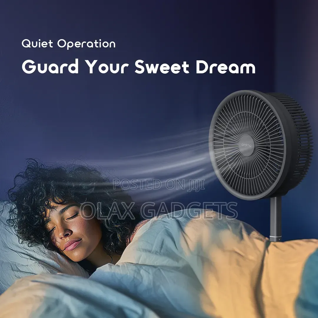 Oraimo PowerTurbo OPF-502A Smart Rechargeable Folding Fan - Brand New