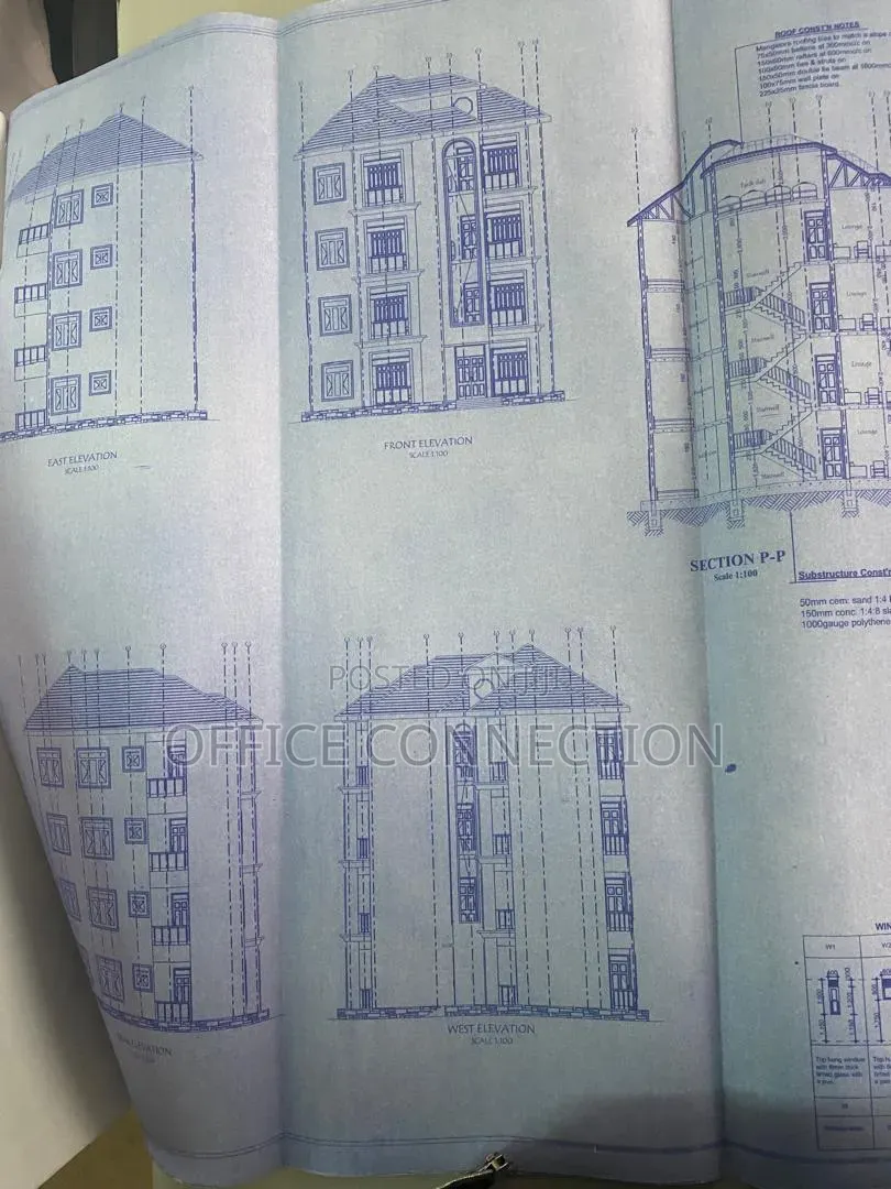 Blueprints,Stamping, Tracing Paper and We Do Architectural Drawings