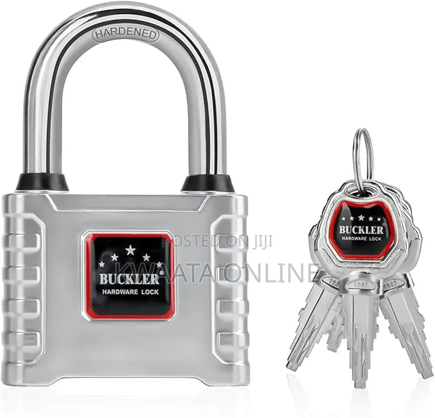 75mm Heavy Duty Lock Steel Warded Padlock Copper Lock Core With 4 Keys