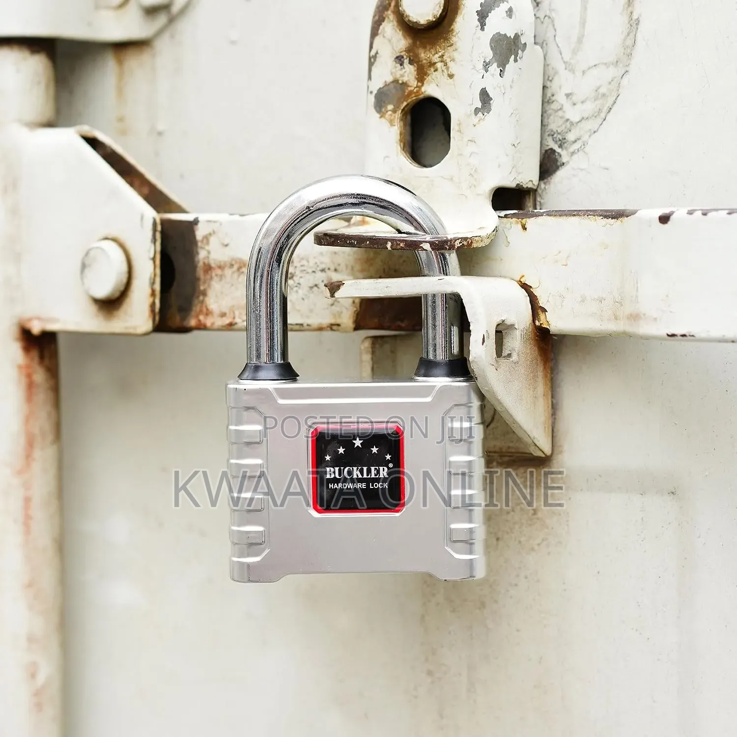 75mm Heavy Duty Lock Steel Warded Padlock Copper Lock Core With 4 Keys