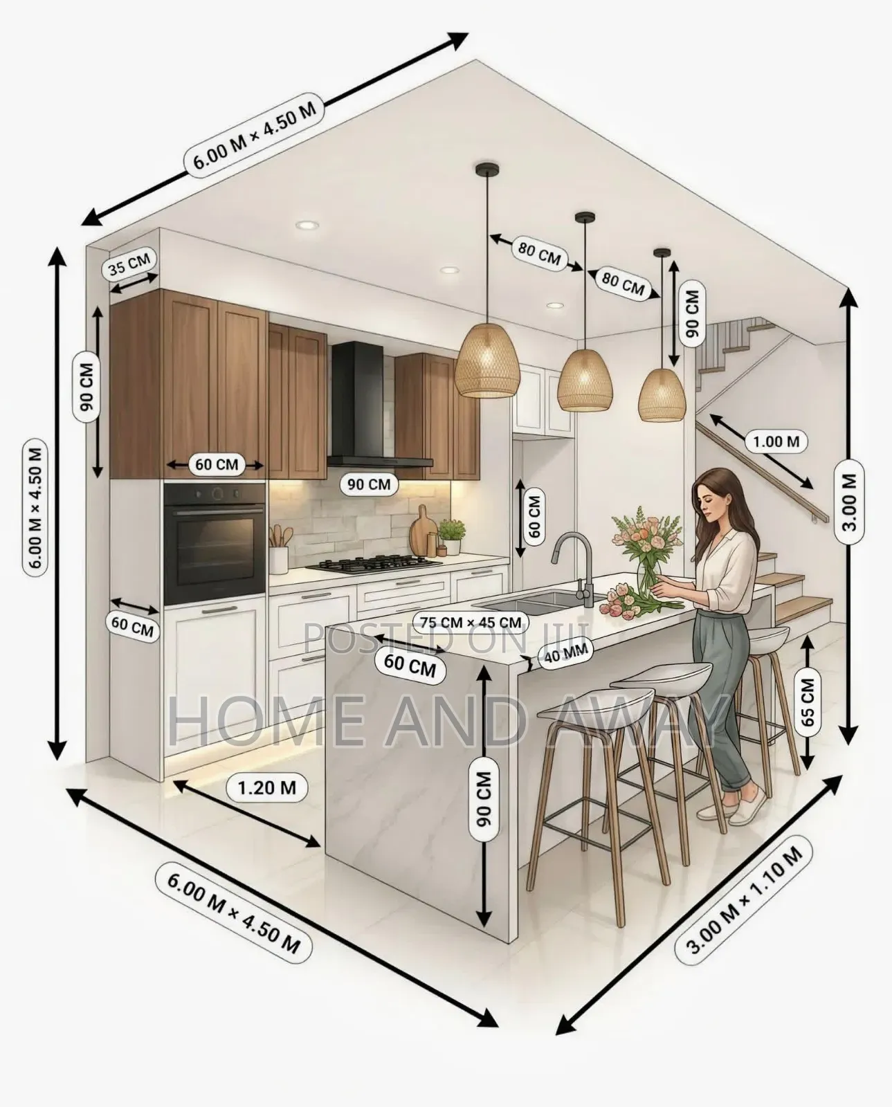 Kitchen Cabinets With Stand Alone Islands From 9,000,000/- Any Colour