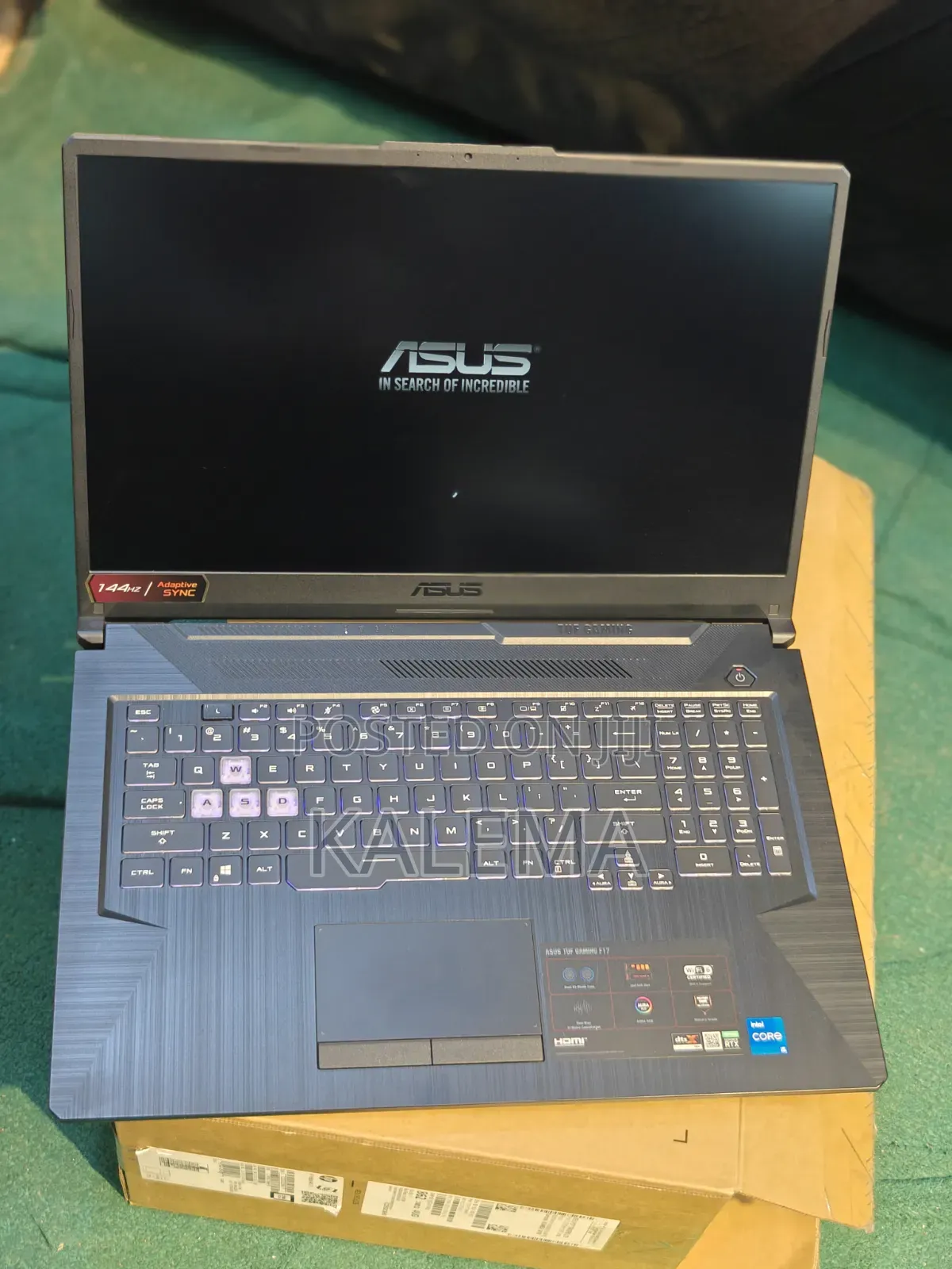 New Laptop Asus TUF Gaming F17 16GB Intel Core i5 SSD 512GB
