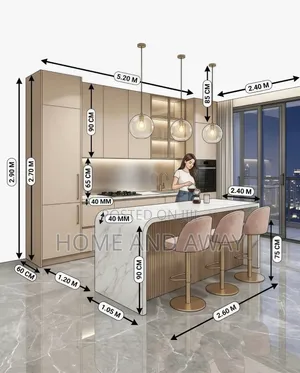 Kitchen Cabinets OF All Designs From 1,000,000/- Per Running Meter