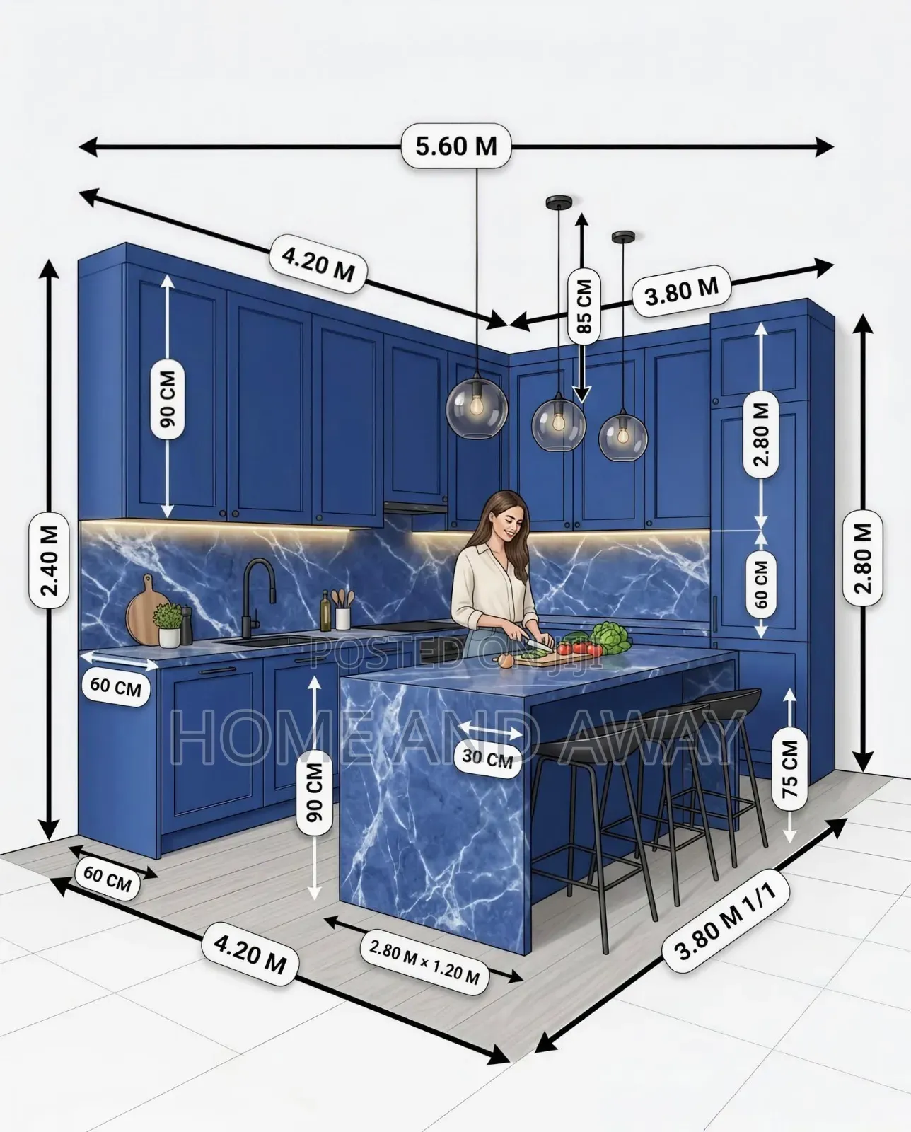 Kitchen Cabinets/Blue House Kitchen Cabinets From 9,500,000/-