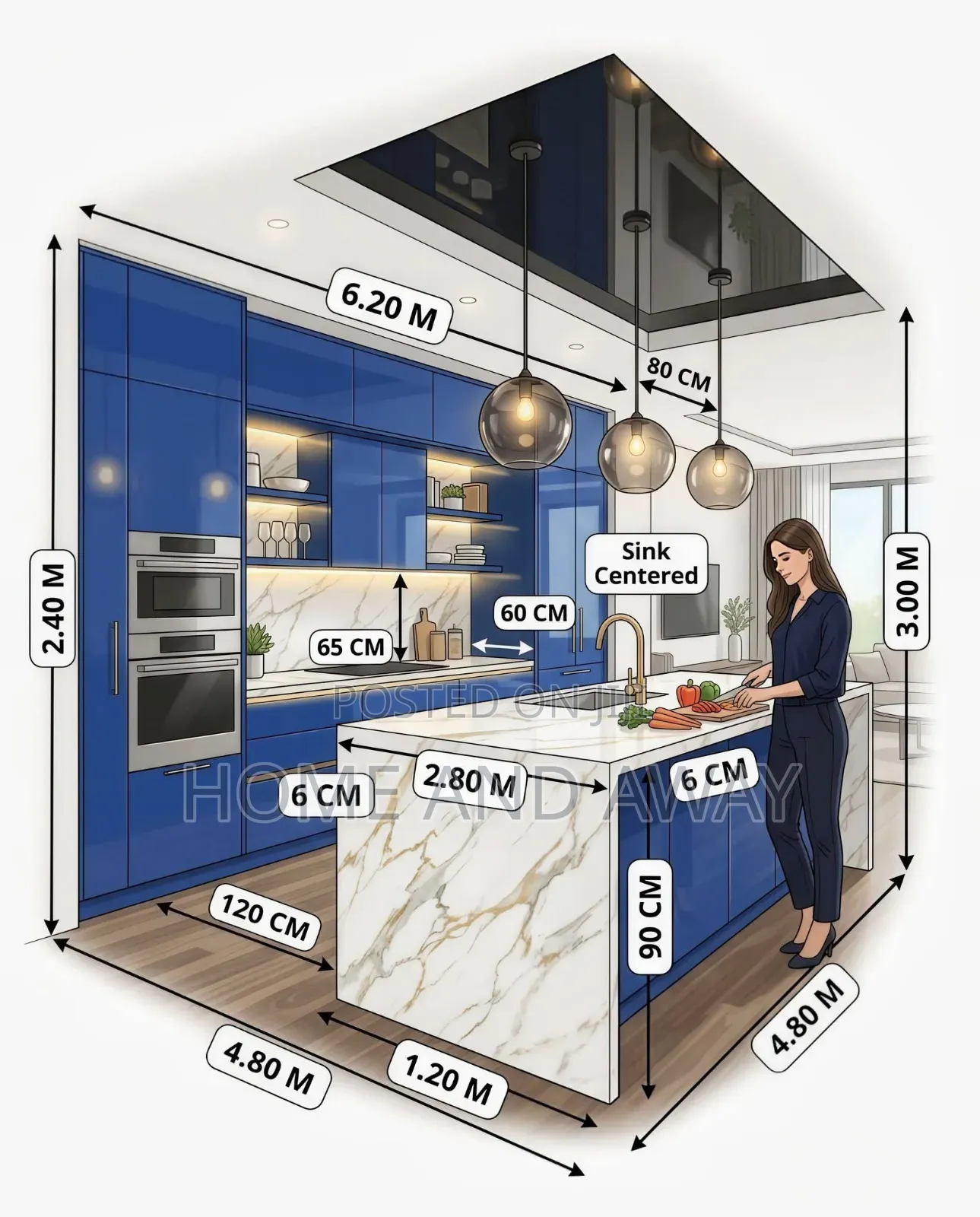 Kitchen Cabinets/Blue House Kitchen Cabinets From 9,500,000/-