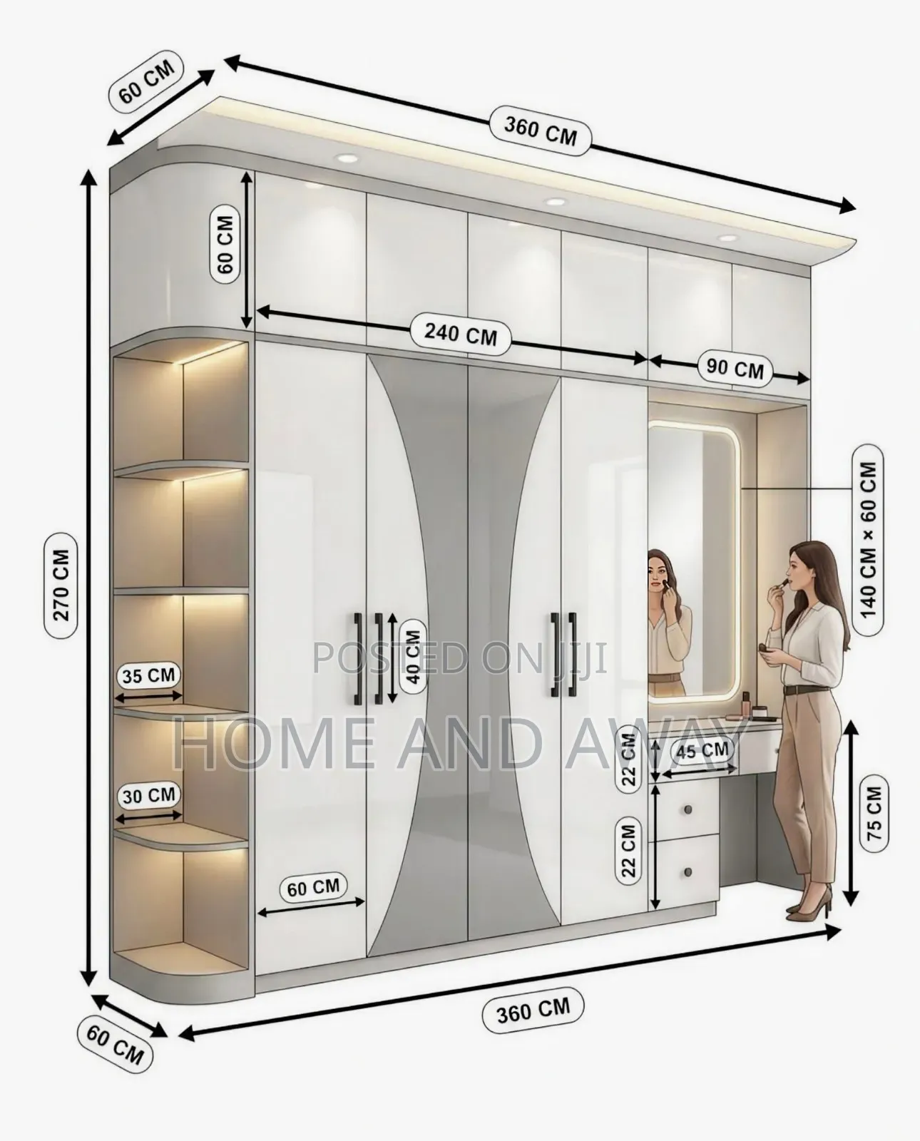 Wardrobes/Best of the Best Modern Wardrobes From 1,000,000/- Per Meter