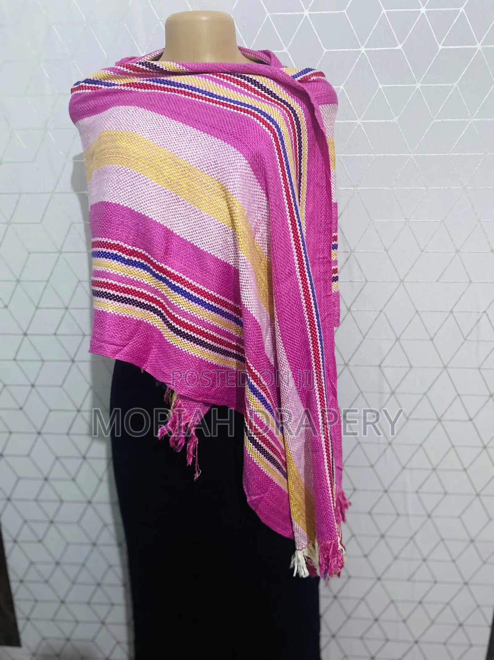 Stylish Women's Acrylic Woven Shawls Scarves - Free Size
