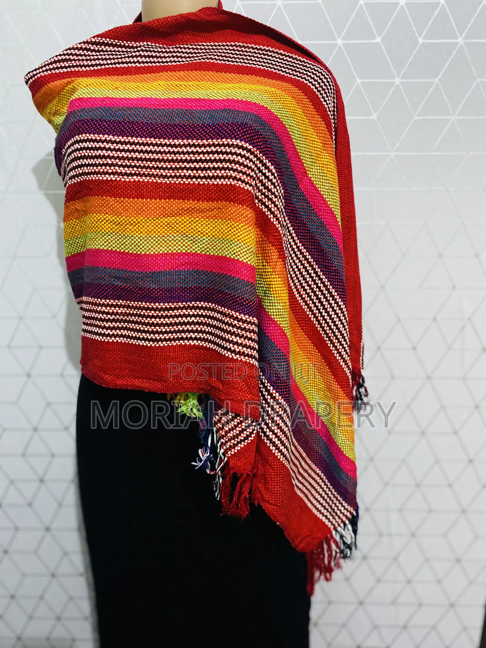 Stylish Women's Acrylic Woven Shawls Scarves - Free Size