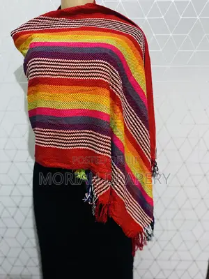 Stylish Women's Acrylic Woven Shawls Scarves - Free Size
