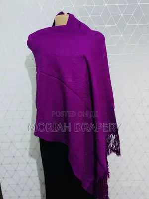 Stylish Women's Acrylic Woven Shawls Scarves - Free Size