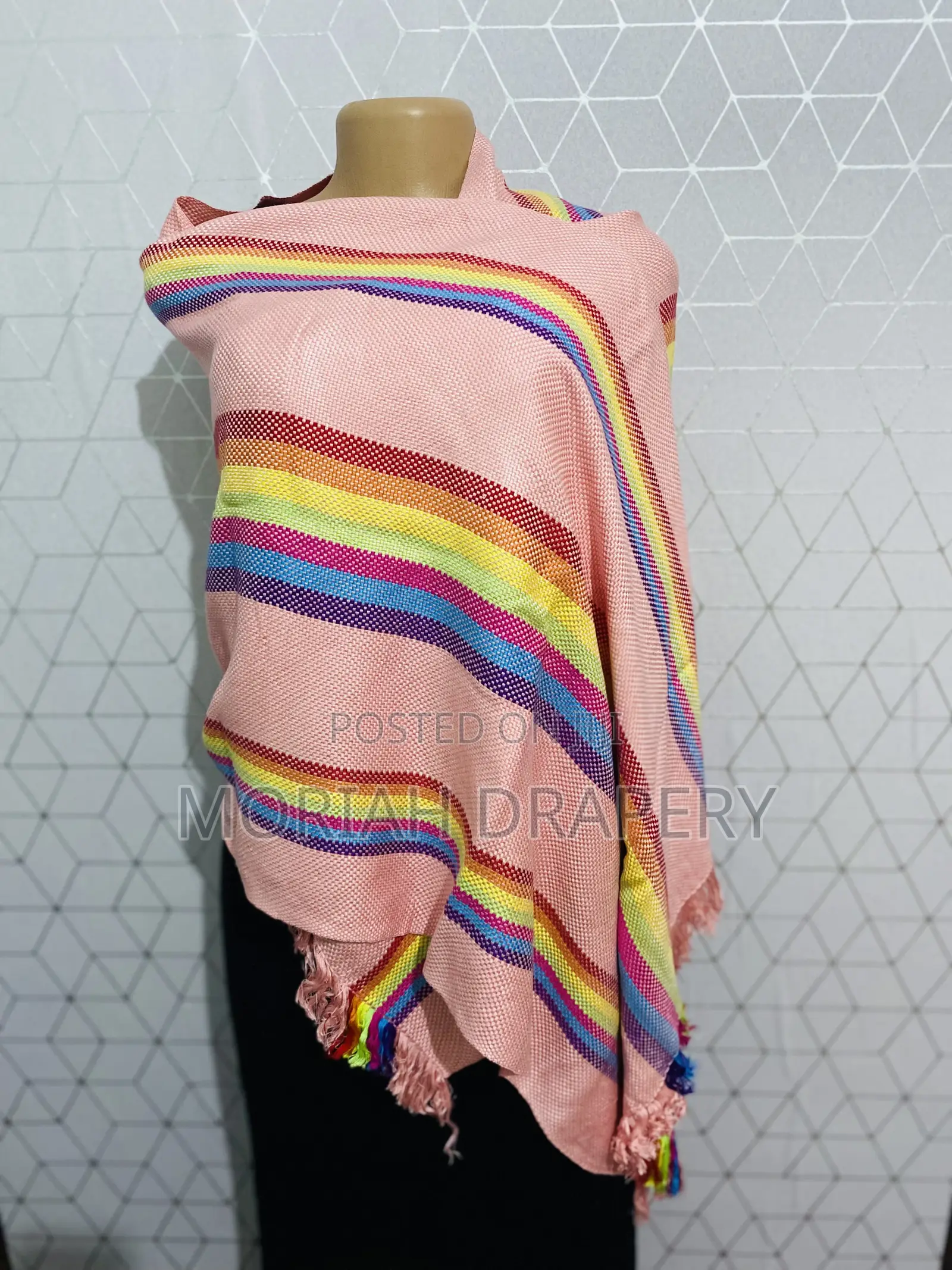 Stylish Women's Acrylic Woven Shawls Scarves - Free Size