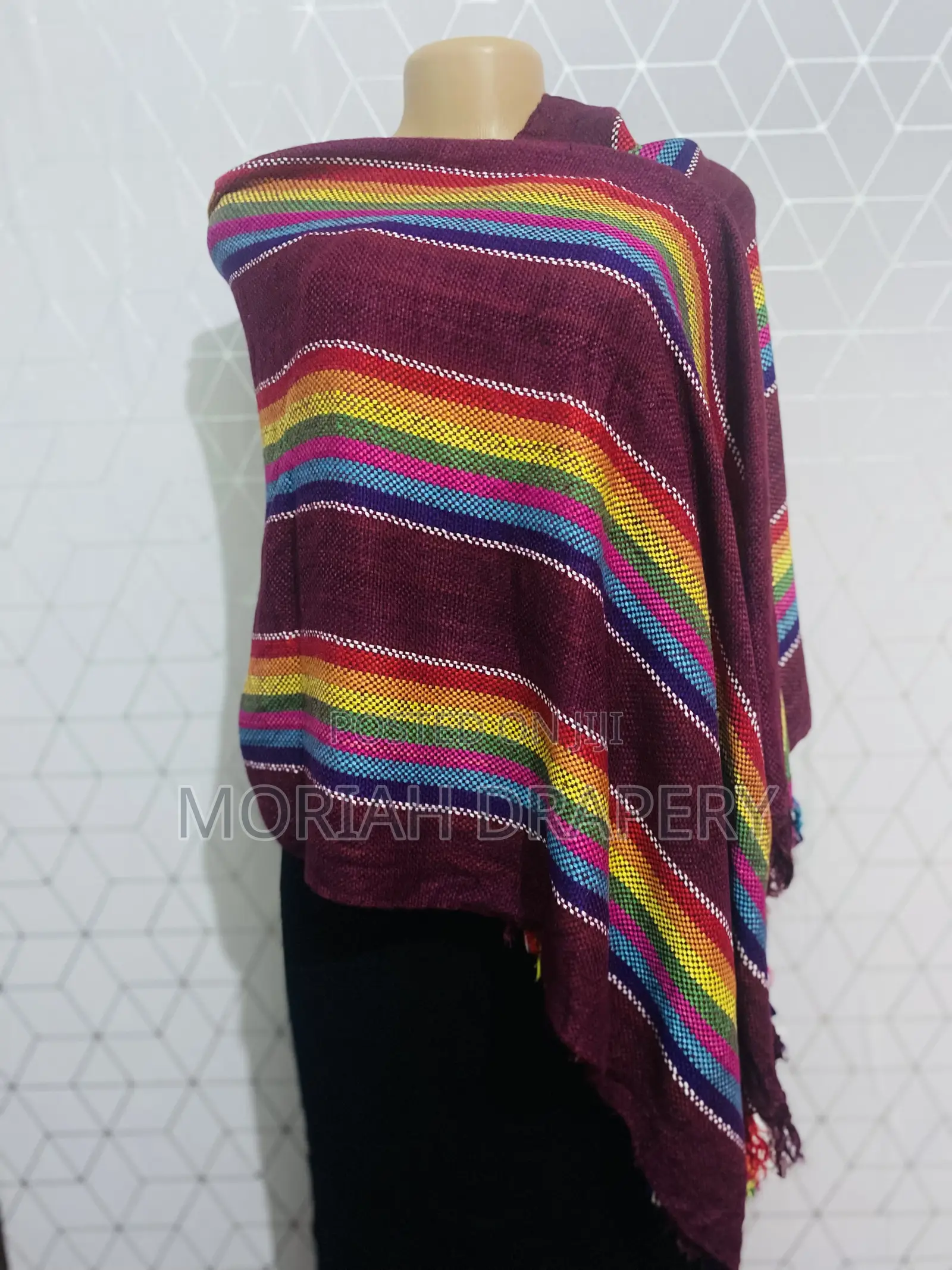 Stylish Women's Acrylic Woven Shawls Scarves - Free Size