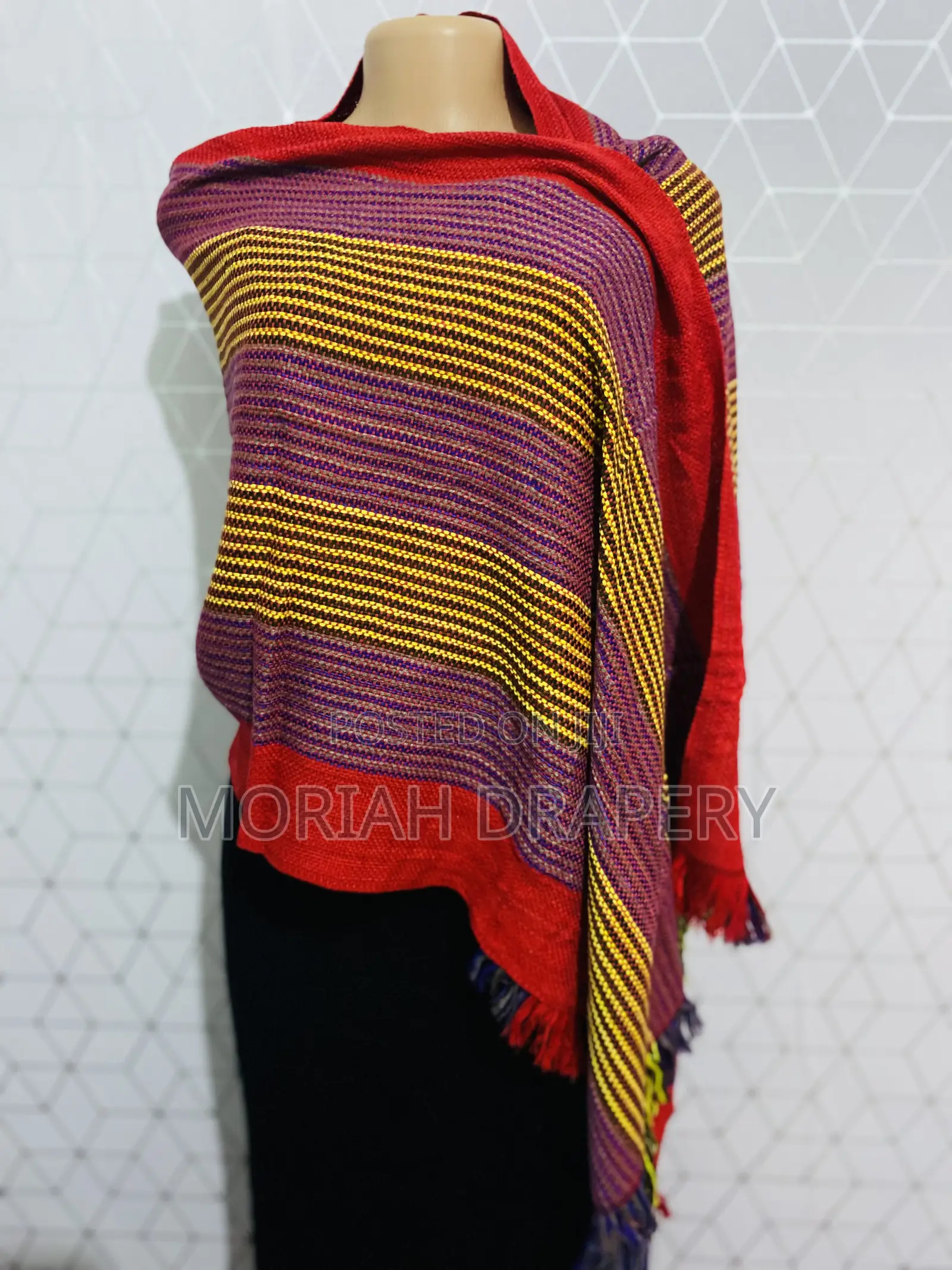 Stylish Women's Acrylic Woven Shawls Scarves - Free Size