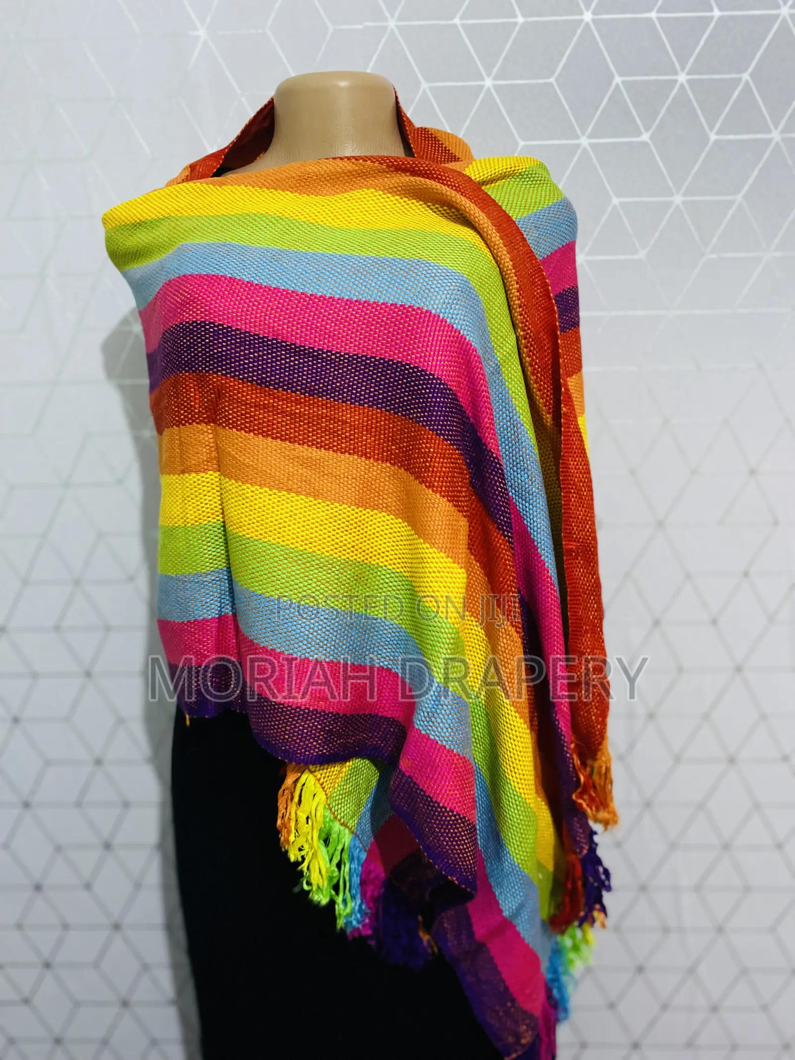 Stylish Women's Acrylic Woven Shawls Scarves - Free Size